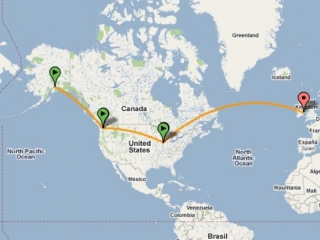 Just a hop across the pond.